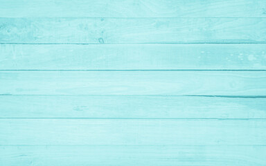 Old grunge wood plank texture background. Vintage blue wooden board wall design.