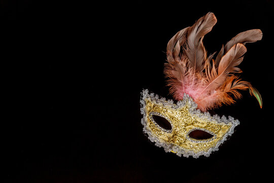 Tradition carnival mask for masquerade. Jewish holiday.