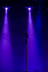 microphone on stage