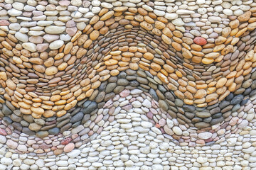 Naklejka premium decorative stone wall plant pattern texture background
