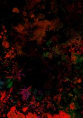 赤い幻想的な水彩テクスチャ背景
