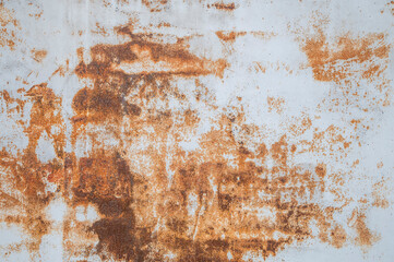 Old rusty white metal texture backgrounds.