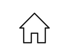 Constraction line icon on white background