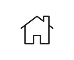 Constraction line icon on white background