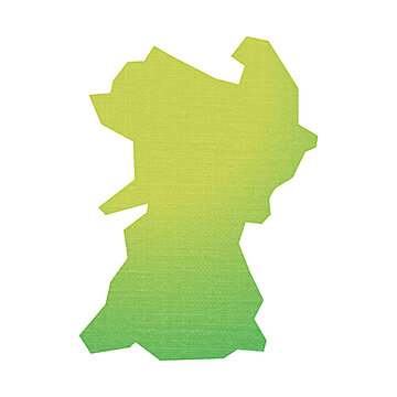 熊本県　日本地図