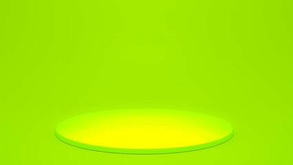 podium with minimal style .Use for cosmetic or products  3D rendering  presentation. Mock up design empty space. showcase, shopfront, display case.