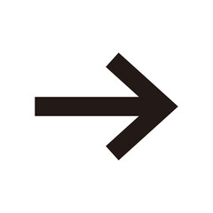 arrow icon vector on white background