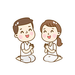 Cartoon cute character.