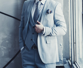 Portrait of man in suit