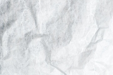 Obraz premium View of white crumpled paper textured background