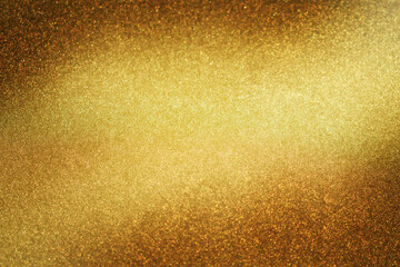 Wall Glitter Golden Lights Defocused Background, golden abstract yellow