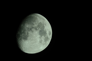 Beatiful Moon with craters! Piękny księżyc z kraterami! - obrazy, fototapety, plakaty