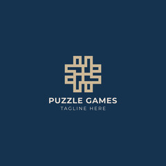 Puzzle Games Casino logo design