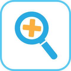 Fototapeta premium Search icon sign symbol design