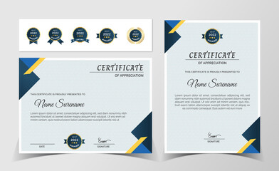 Certificate of appreciation template.