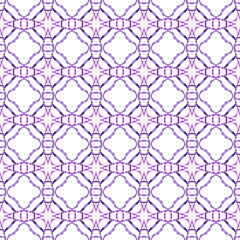Watercolor summer ethnic border pattern. Purple