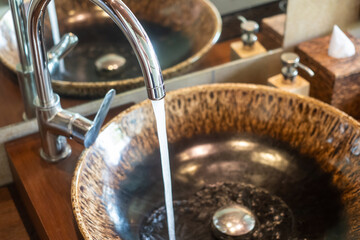 wash basin in bathroom
