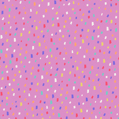 Bright confetti vector background