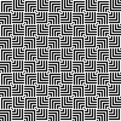 White overlapping triangles on black background seamless pattern. Vector illustration for prints, cover, fabric, textile and more.