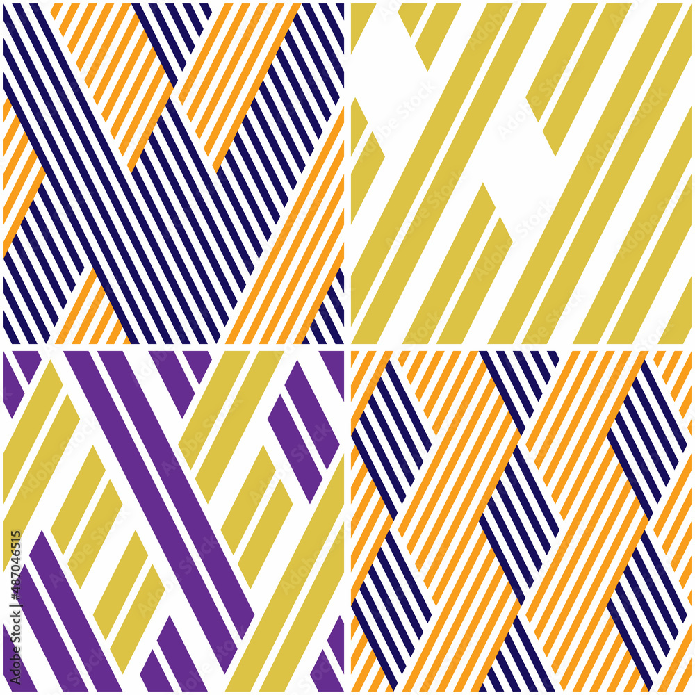 Poster 4 different vector patterns in the same package(eps). one pattern is paid and 3 are free (white divi