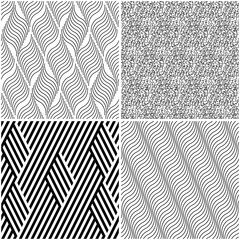 4 different vector patterns in the same package(eps). One pattern is paid and 3 are free (white dividing lines)