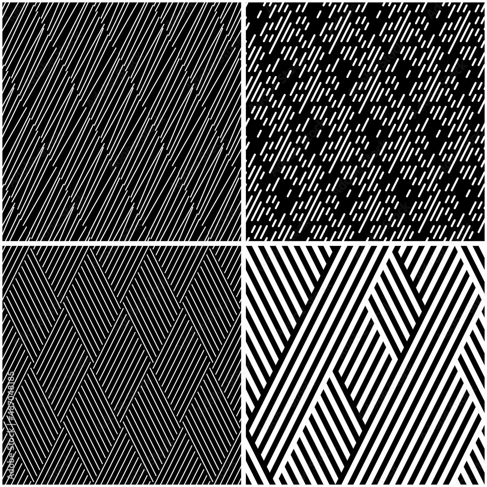 Poster 4 different vector patterns in the same package(eps). one pattern is paid and 3 are free (white divi