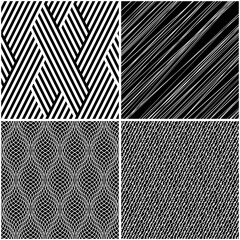 4 different vector patterns in the same package(eps). One pattern is paid and 3 are free (white dividing lines)
