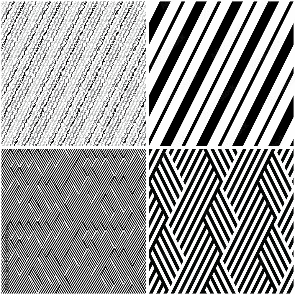 Poster 4 different vector patterns in the same package(eps). one pattern is paid and 3 are free (white divi
