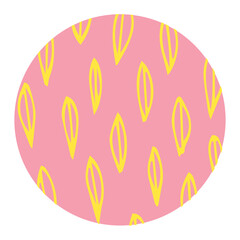 Groove pattern.  Drawing in a circle in svg format