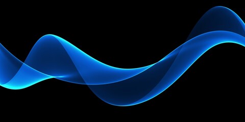 Color light blue abstract waves design
