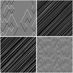 4 different vector patterns in the same package(eps). One pattern is paid and 3 are free (white dividing lines)