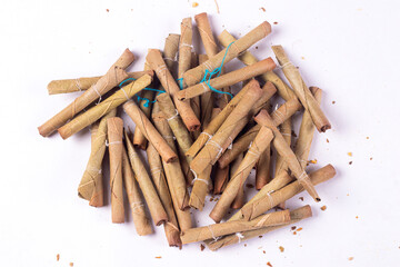 bidi, you can say it as desi or Indian cigarette, made of dry leaves 