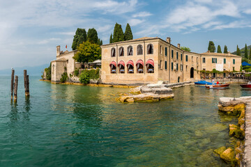 Villa Guarinti am Punta San Vigilio am Gardasee, Italien