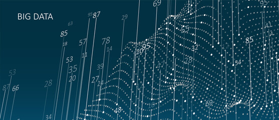 Abstract infographics visualization