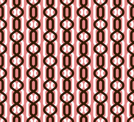 Seamless geometric pattern, retro print.