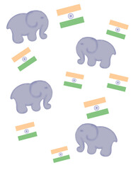 set of cartoon animals