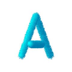 ベクター柔らかいふわふわアルファベット