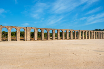 Old Aqueduct. Obidos, Portugal