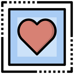 LOVE filled outline icon,linear,outline,graphic,illustration