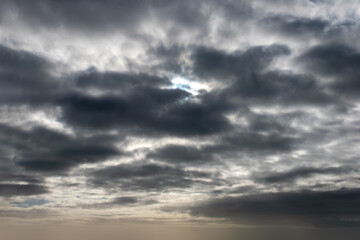 Obraz premium ciel matinal très menaçant