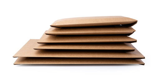 Thick envelope on a white background