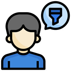 FILTER filled outline icon,linear,outline,graphic,illustration