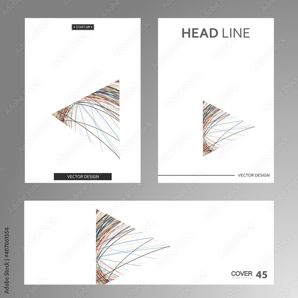 Leinwandbilder Abstract geometric concept. Modern background with lines triangles Pattern backdrop vector illustration for cover, template, brochure