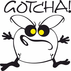 strange, cute and weird vector monster