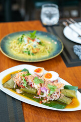 (Yum Ma Kheau Yao) Spicy Grilled Eggplants Salad