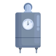 Gas boiler icon cartoon vector. House heater. Home water