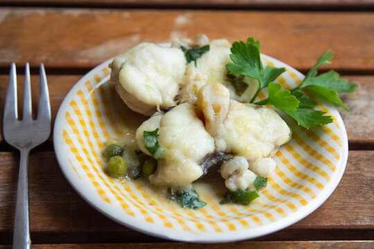 Monkfish Dish In Green Sauce