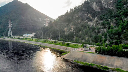 Fototapeta premium river in the mountains