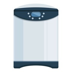 Deep bread machine icon cartoon vector. Kitchen maker. Small food