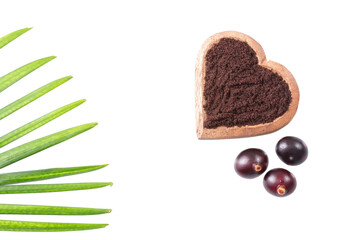 Euterpe Oleracea - Berries And Acai Powder From The Amazonian Fruit